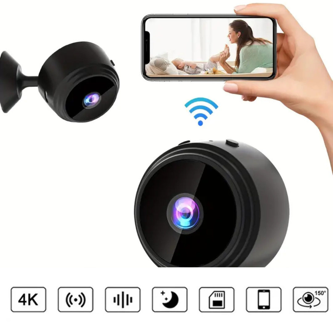 MINI CAMARA ESPIA VIGILANCIA IP A9 WIFI 4K ™