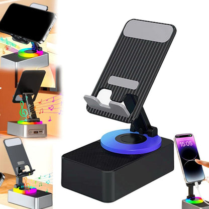 Soporte Amplificador y Cargador de Celular con Luz RGB