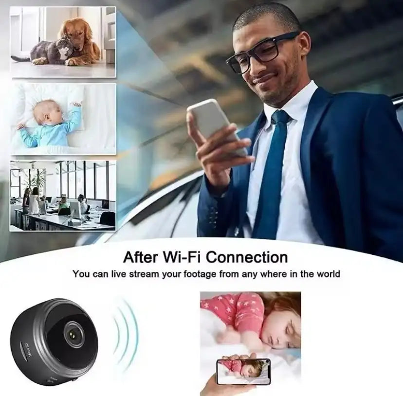 MINI CAMARA ESPIA VIGILANCIA A9 WIFI 4K ™