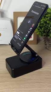 📱 Soporte 5 en 1 con Sensor Inteligente: 🔋Power Bank 🔊 Altavoz ⚡Carga Inalámbrica ➕ Envío Gratis