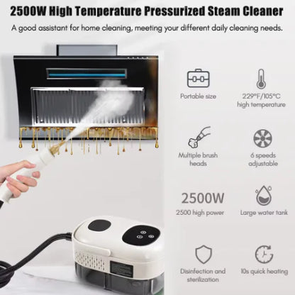 Limpiador de vapor de 2500W
